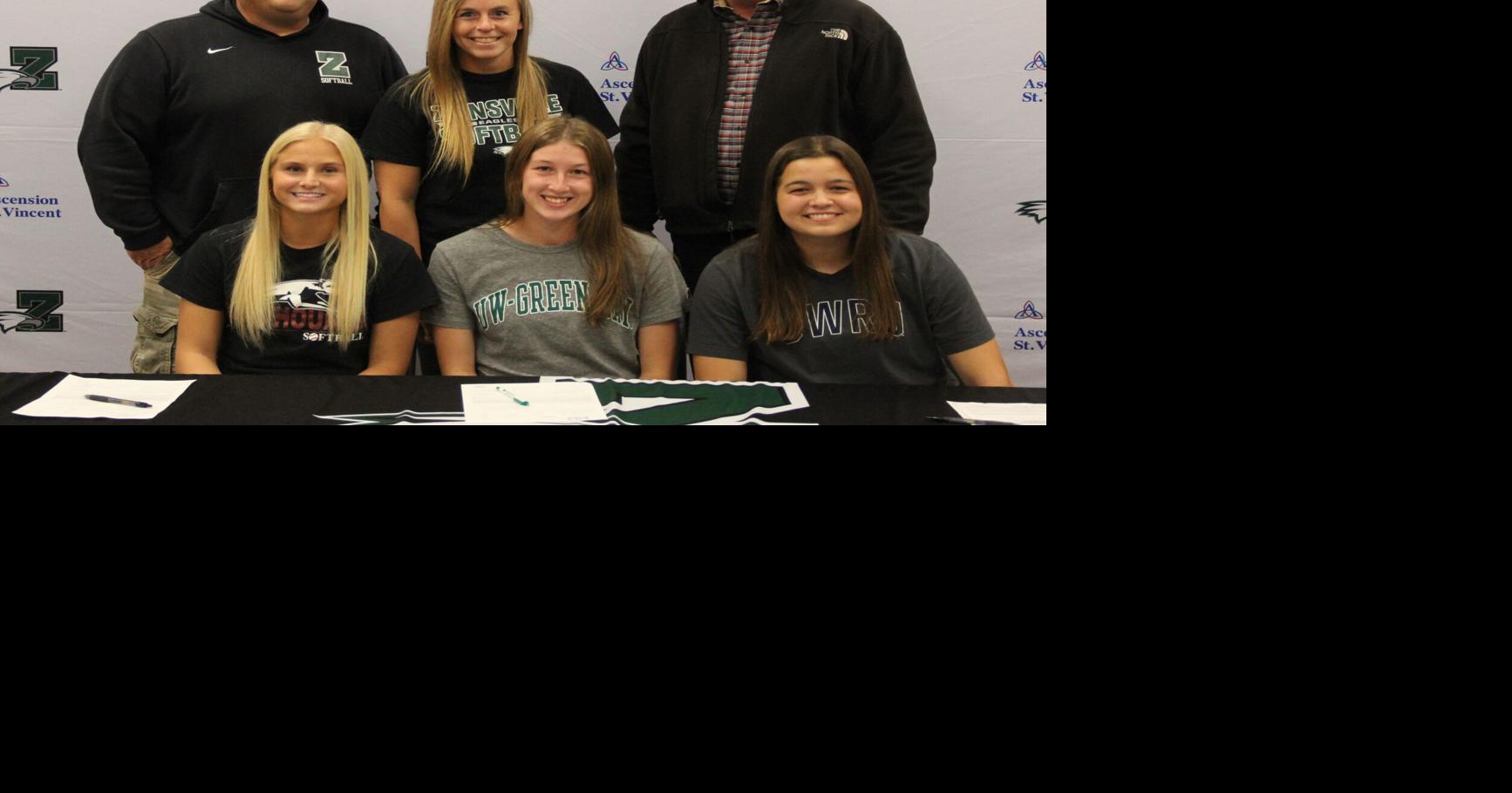 Zionsville trio sign to continue their softball careers Sports