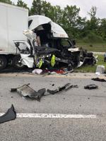 Seven-vehicle crash claims one life over the weekend