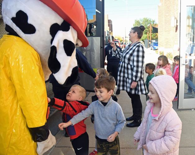Preschoolers fear of firefighters during visit Across