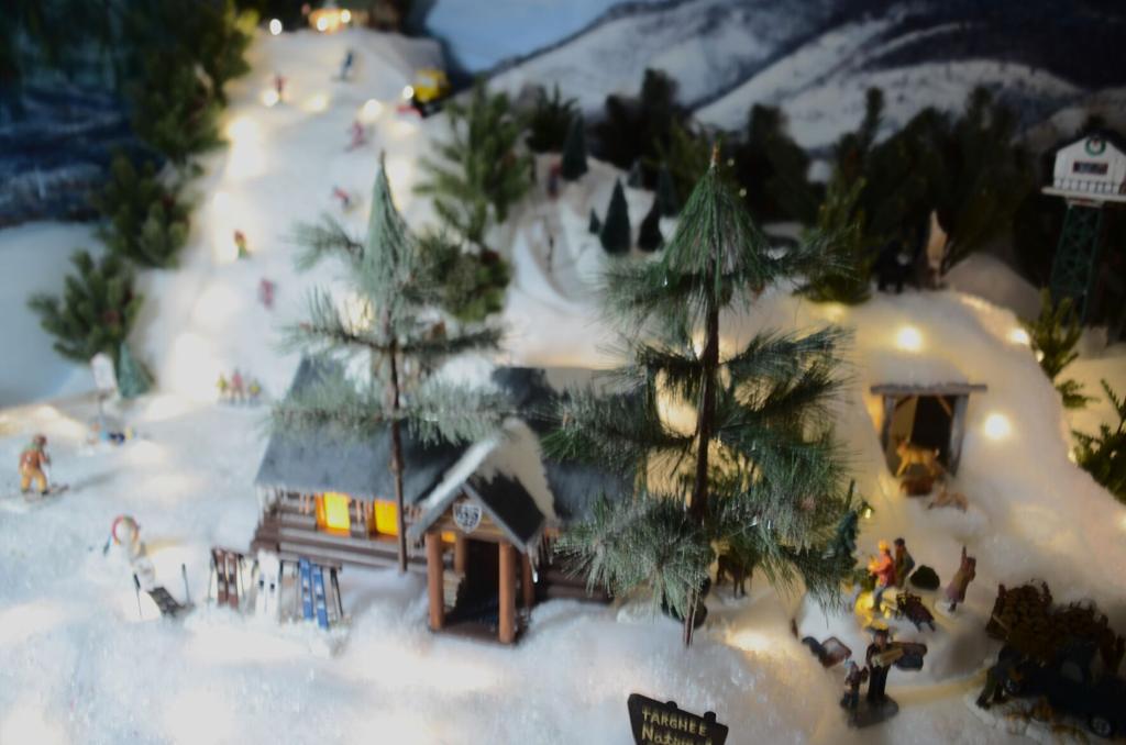 Diy Miniature Christmas Village Ski Slope