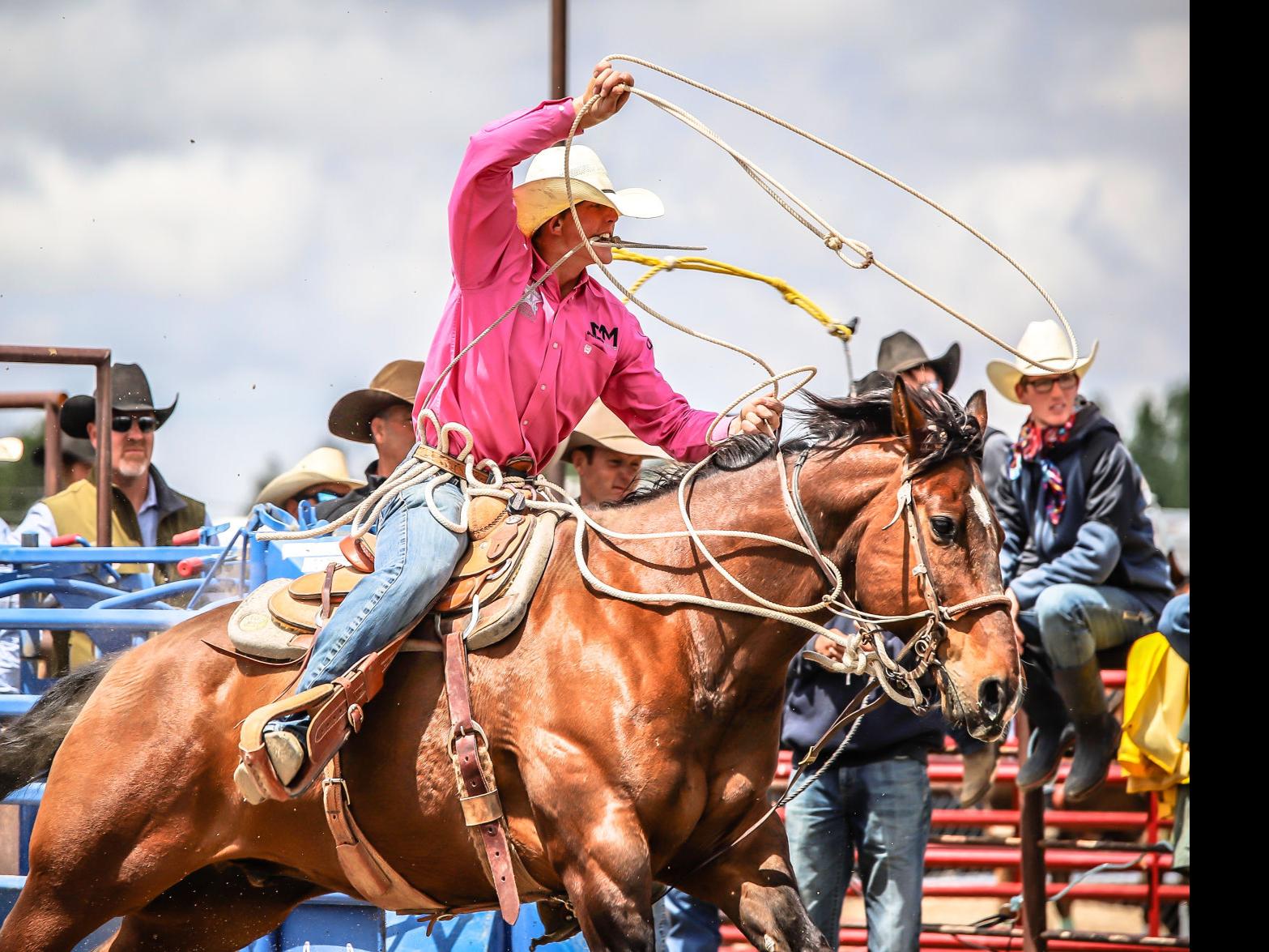 A Look At The 21 State High School Rodeo Finals Tie Down Roping Sports Rexburgstandardjournal Com