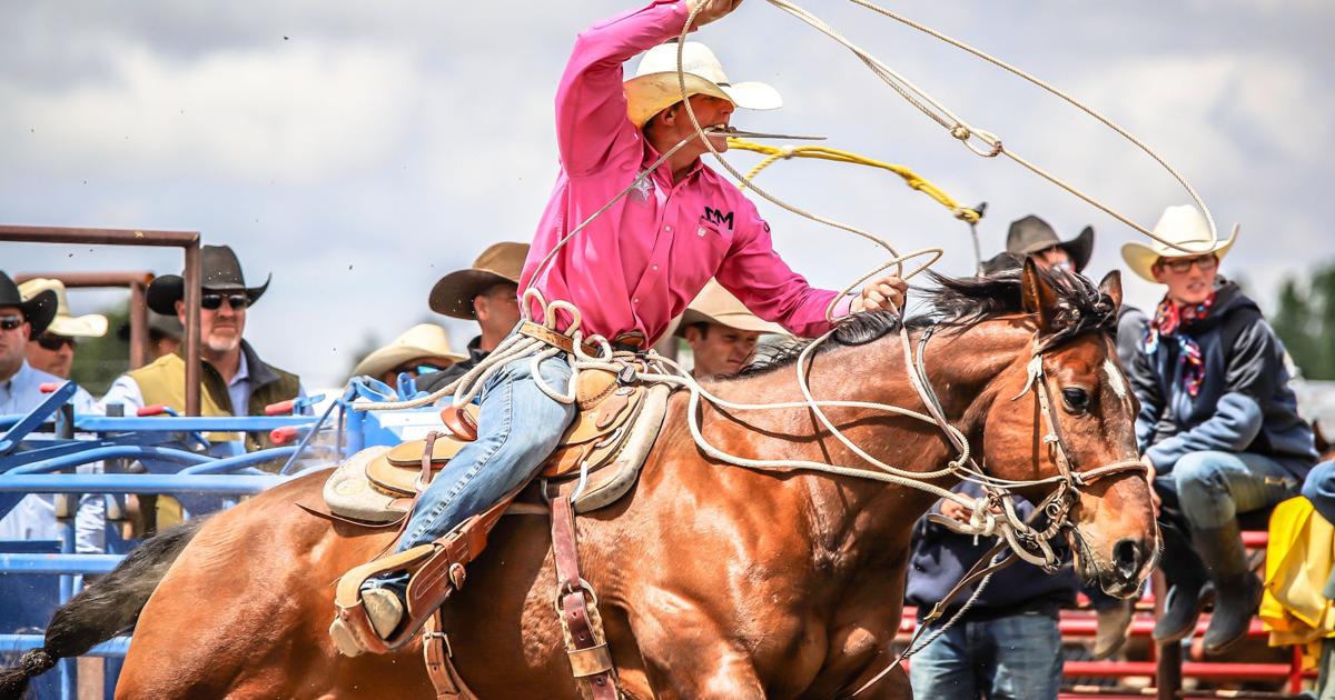 A look at the 2021 state high school rodeo finals - tie down roping ...