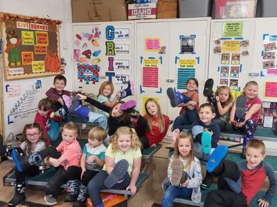 Parker-Egin Elementary receives 100 pairs of boots