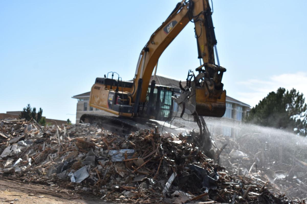 Demolition Continues On Byu Idaho Kirkham Building Rexburg Rexburgstandardjournal Com