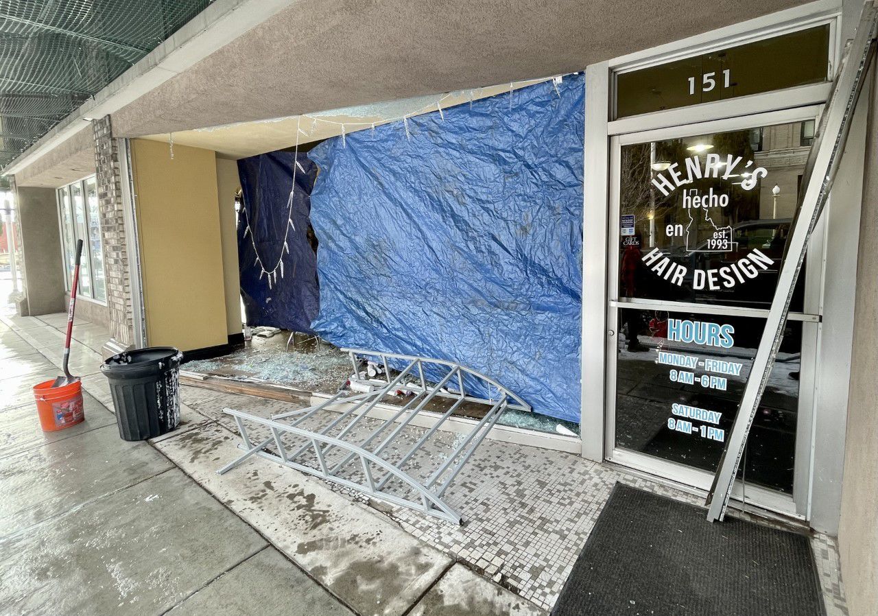 Pickup truck crashes into local hair salon on Christmas Eve | Idaho |  rexburgstandardjournal.com