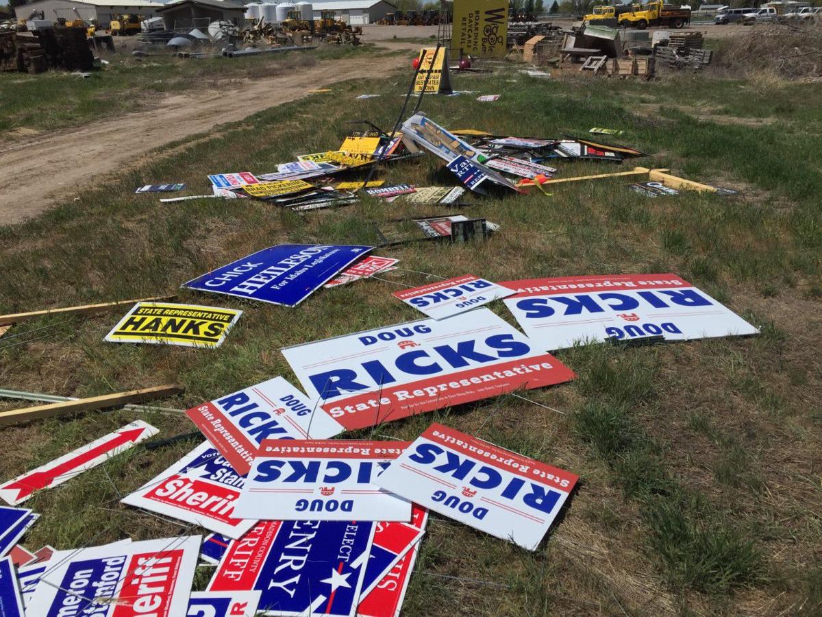 State representative candidates find campaign signs relocated by ITD | Local News ...