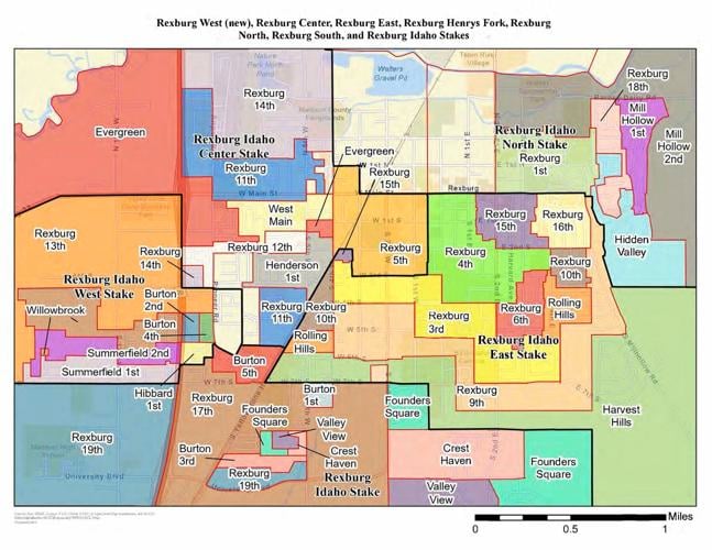 Rexburg stake and ward boundaries realigned in unique manner | Local ...