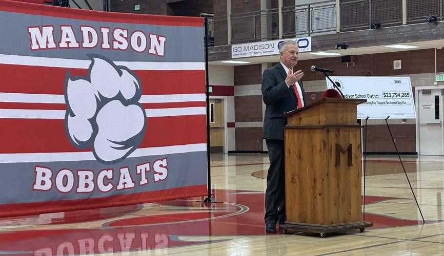 Gov. Little signs $23,794,265 check for Madison School District | Local ...