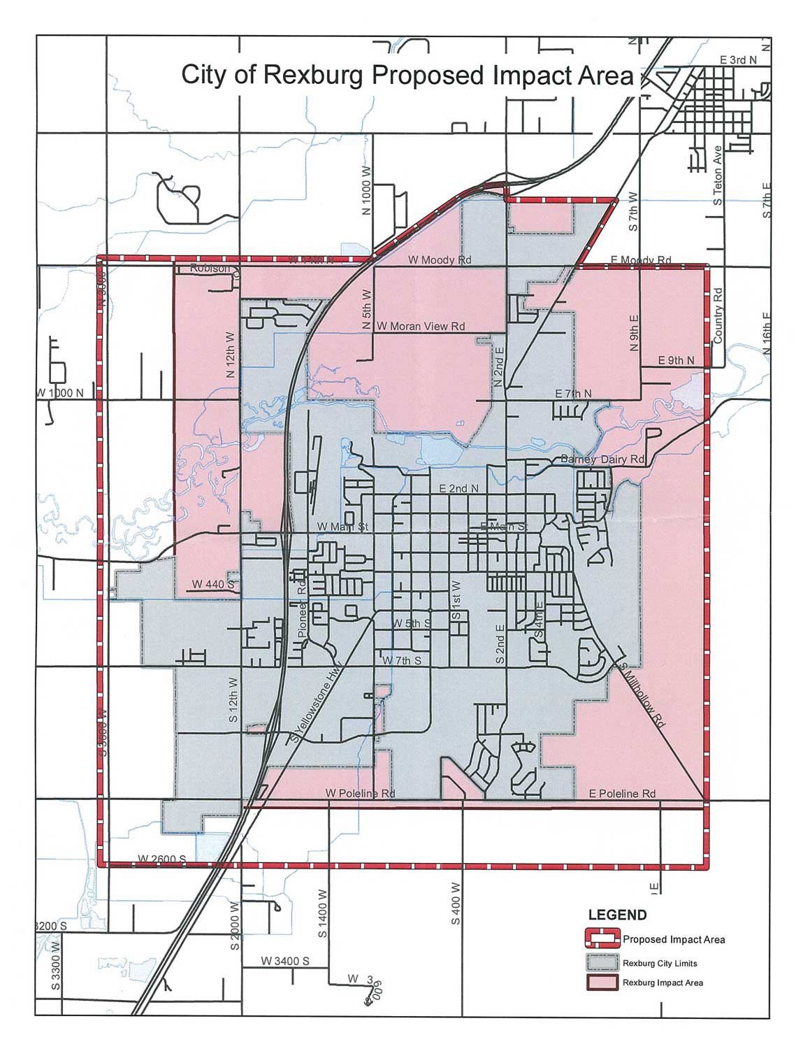 Rexburg Idaho Zip Code Map - Map