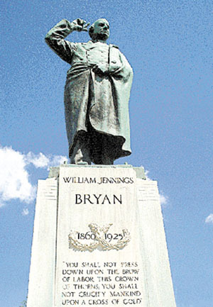 Life-sized William Jennings Bryan statue will adorn courthouse lawn