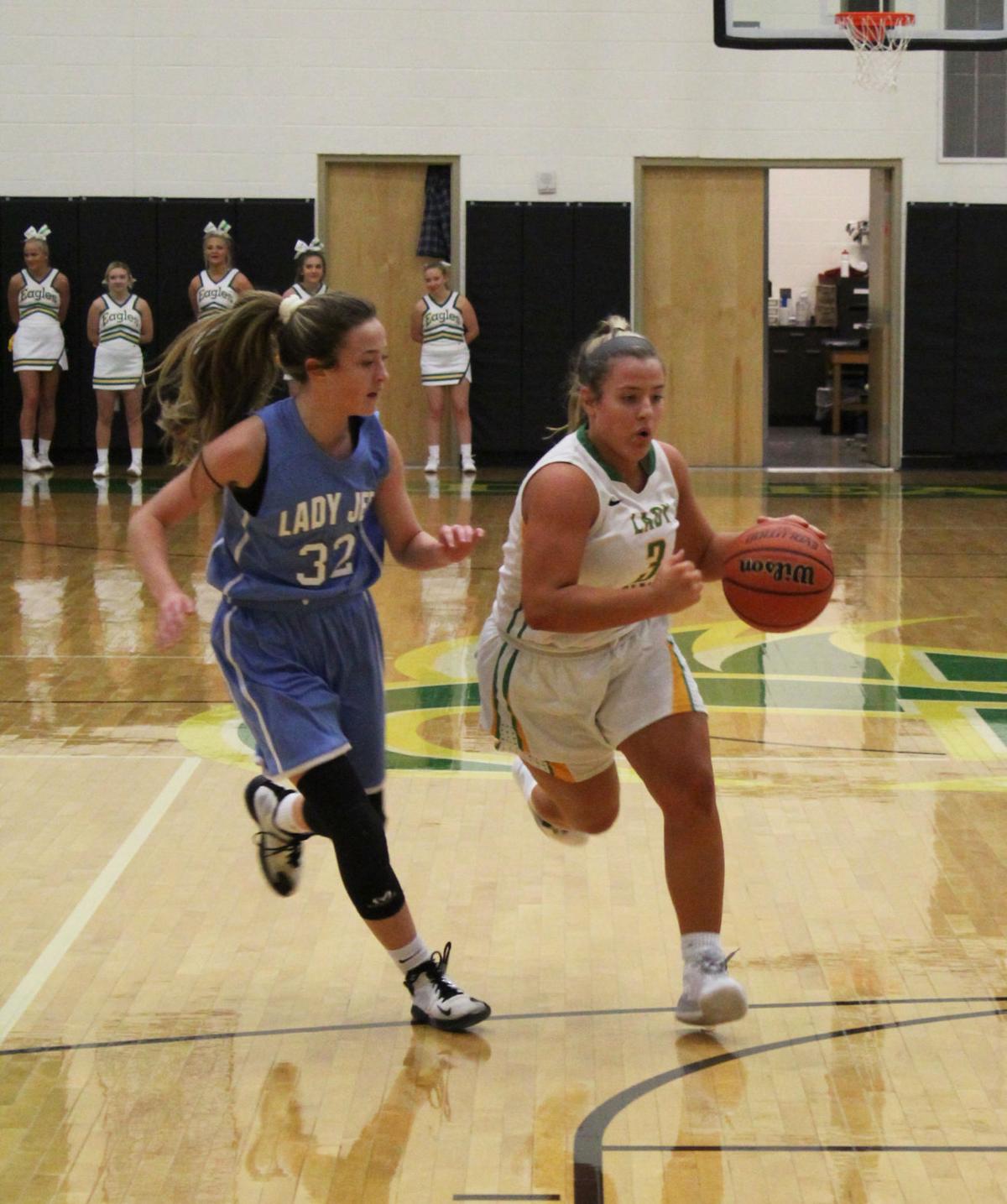 Cameron Nets The 1 000 Point Club Rchs Lady Eagles Land The Lady