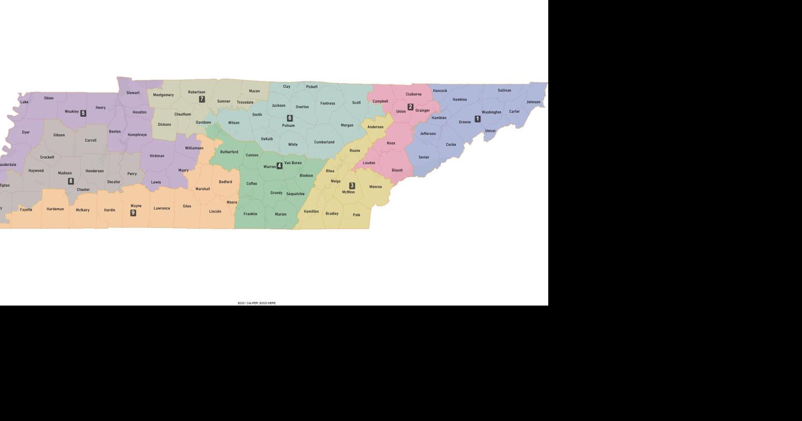 Rhea County partially split in state approved Congressional redistricting