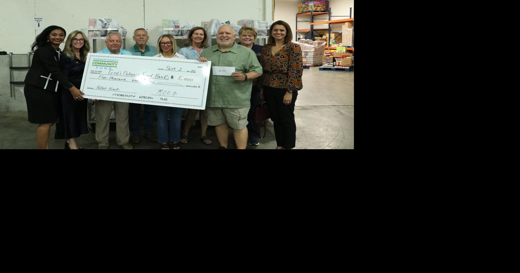 God's Outreach Food Bank receives significant donations for new equipment