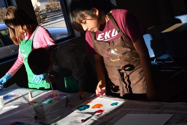 Teens join together to create art at the Berea Madison County Library