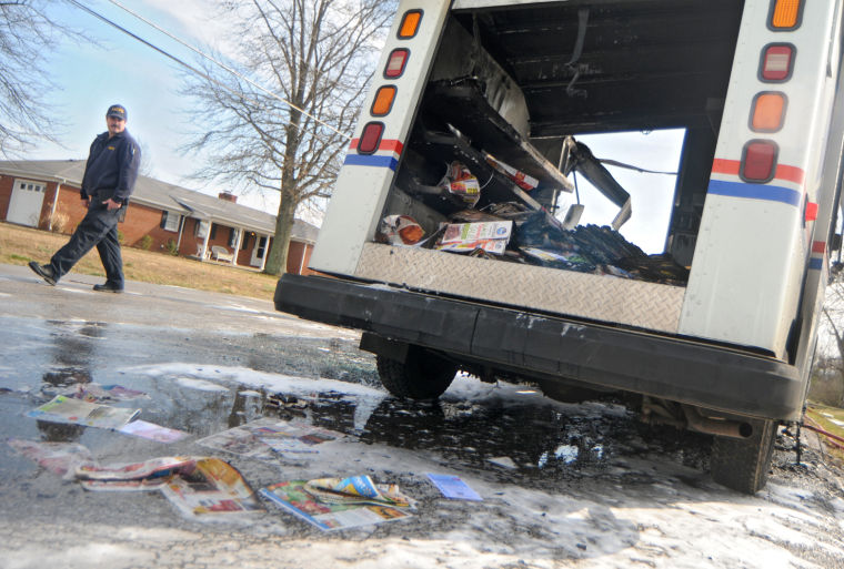 Driver escapes injury in postal truck fire Local News
