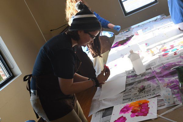 Teens join together to create art at the Berea Madison County Library