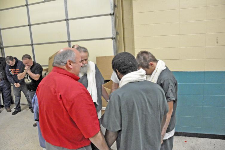 Calmer waters Inmates at Madison County Detention Center baptized