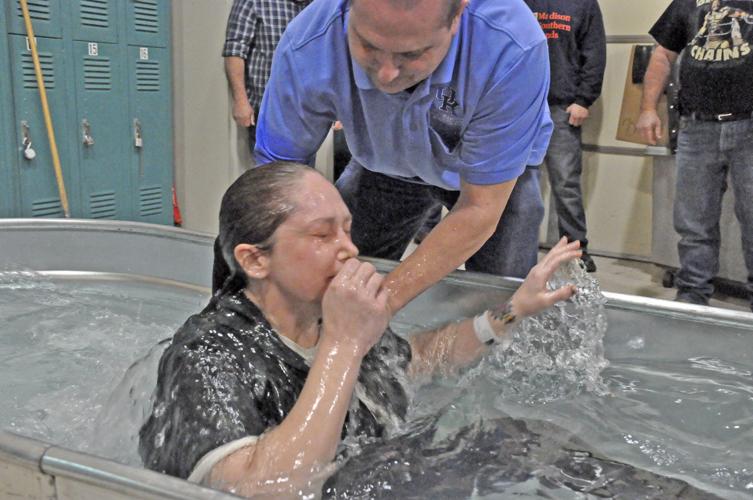 Calmer waters Inmates at Madison County Detention Center baptized