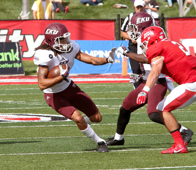 OVC FOOTBALL: Junior college receiver Markush, giving EKU offense a