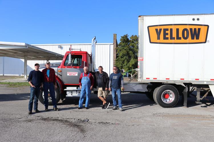 Eleven trailers of supplies head to Virginia from Berea to assist in