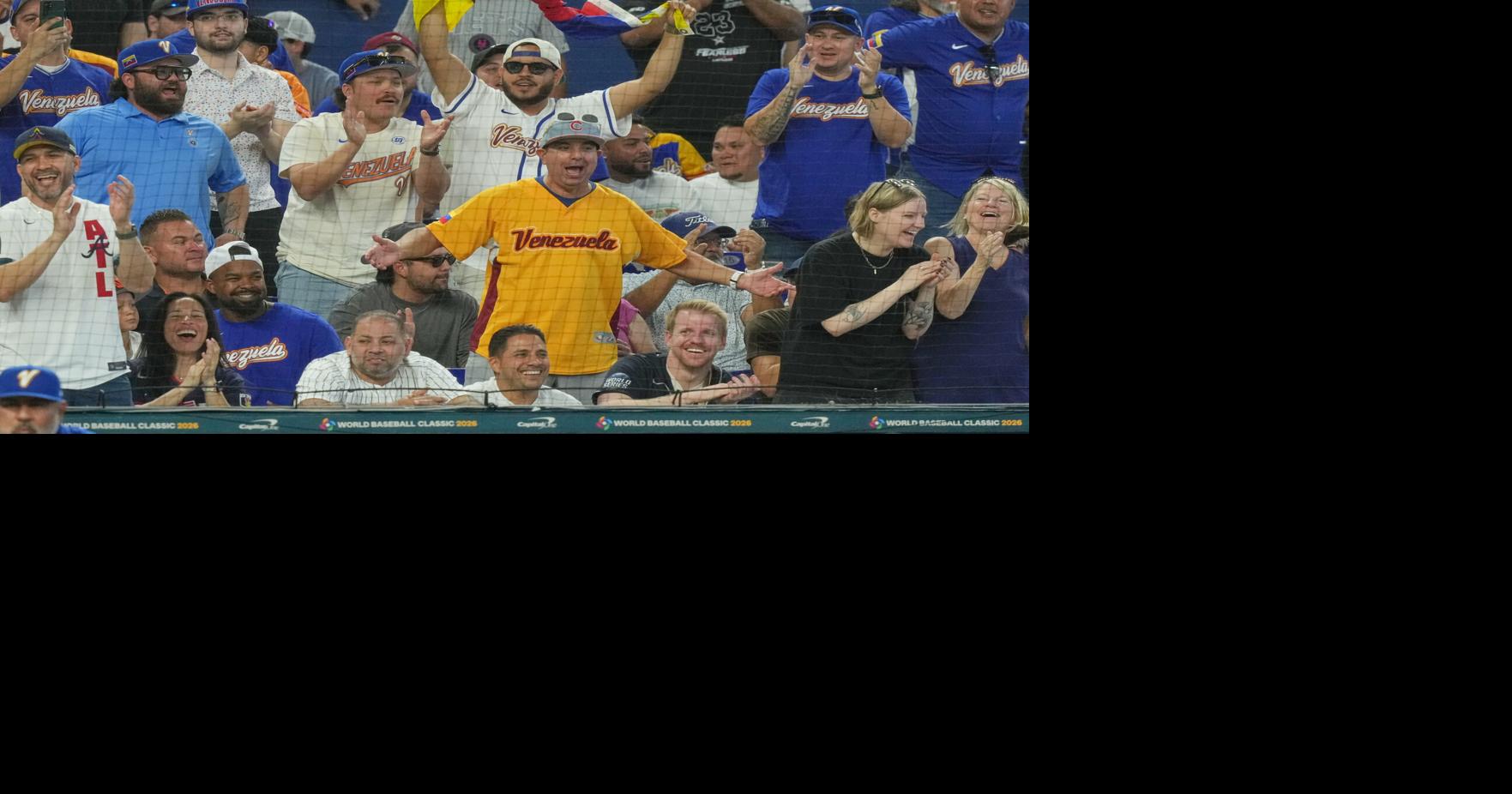 In Miami, the opening game of the World Baseball Classic was a celebration for Venezuelan fans