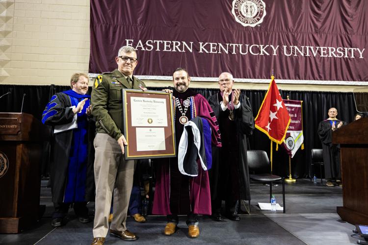 FourStar Gen. Rainey receives honorary doctorate during EKU Spring