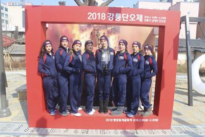 Hazelwood And Uk Cheerleaders Represent Usa At Winter Olympics