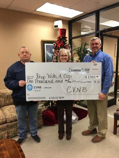 CVNB DONATES TO SHOP WITH A COP