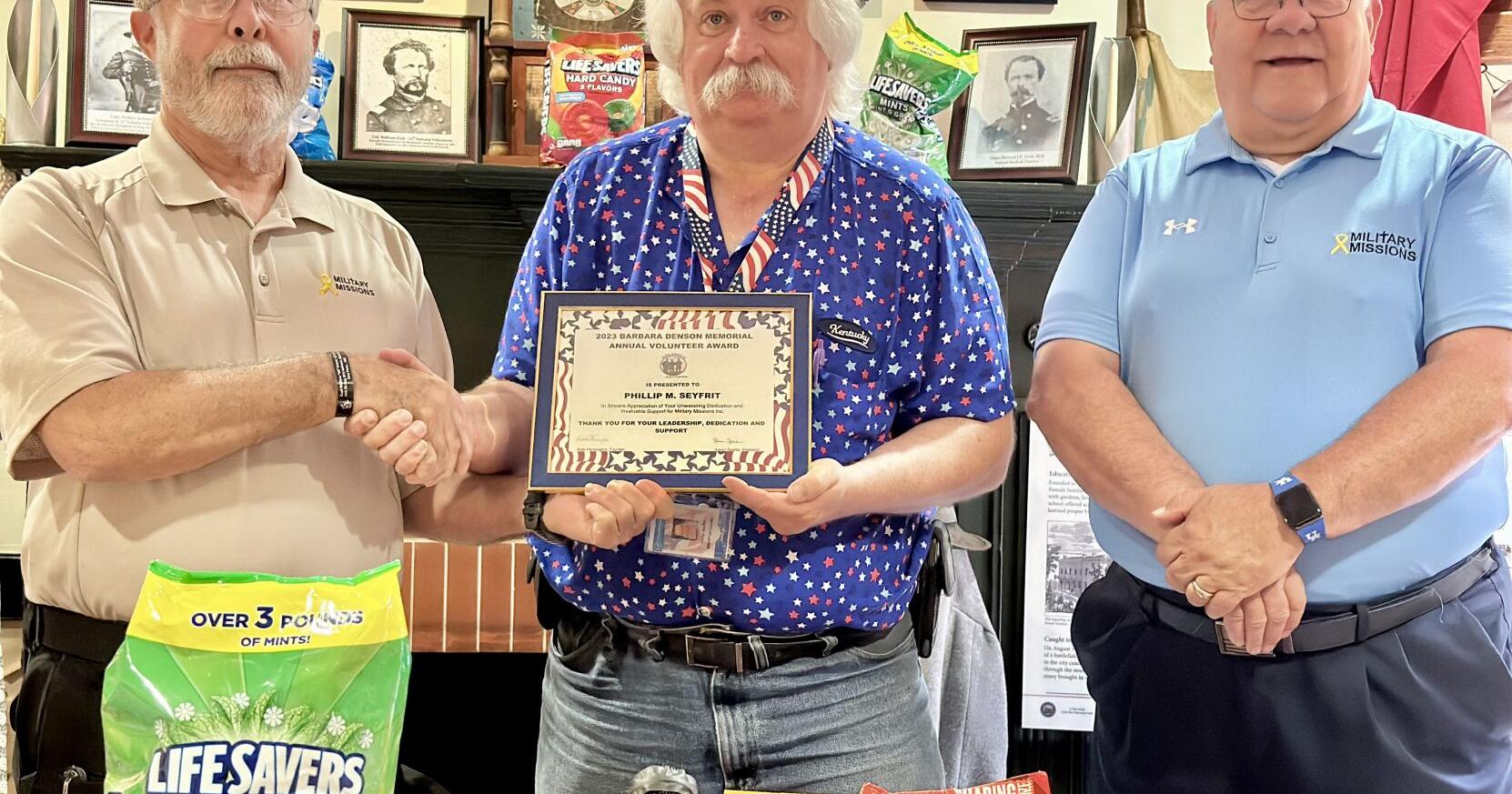 A taste of home: Seyfrit awarded for efforts for veterans - Vimarsana News