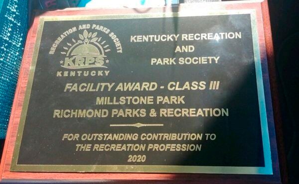 Richmond Parks receives award for Millstone Park