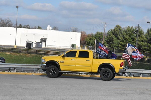 Locals gather in support of President Trump with car parade | News ...