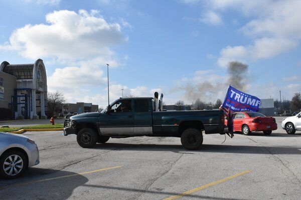 Locals gather in support of President Trump with car parade | News ...
