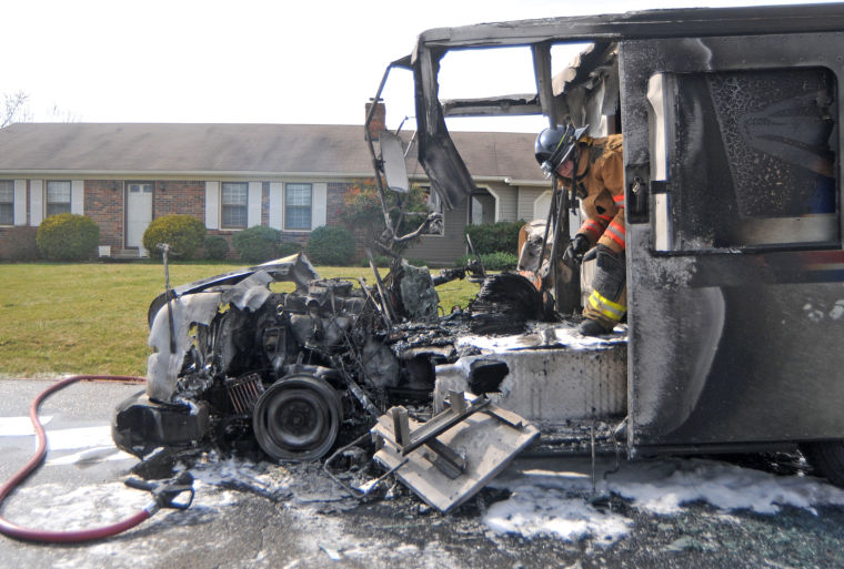 Driver escapes injury in postal truck fire | Local News