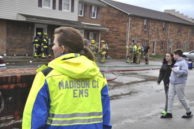 Firefighters battle flames in apartment fire | News | richmondregister.com
