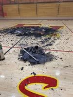 Scoreboard Fire Damages Gym