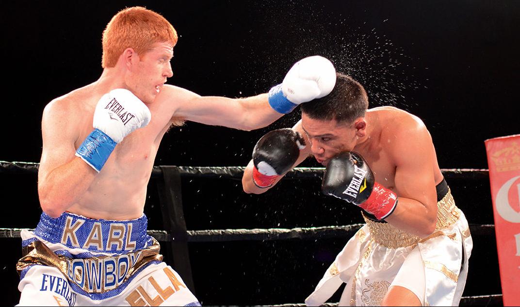Karl's Punch grazes Quezada
