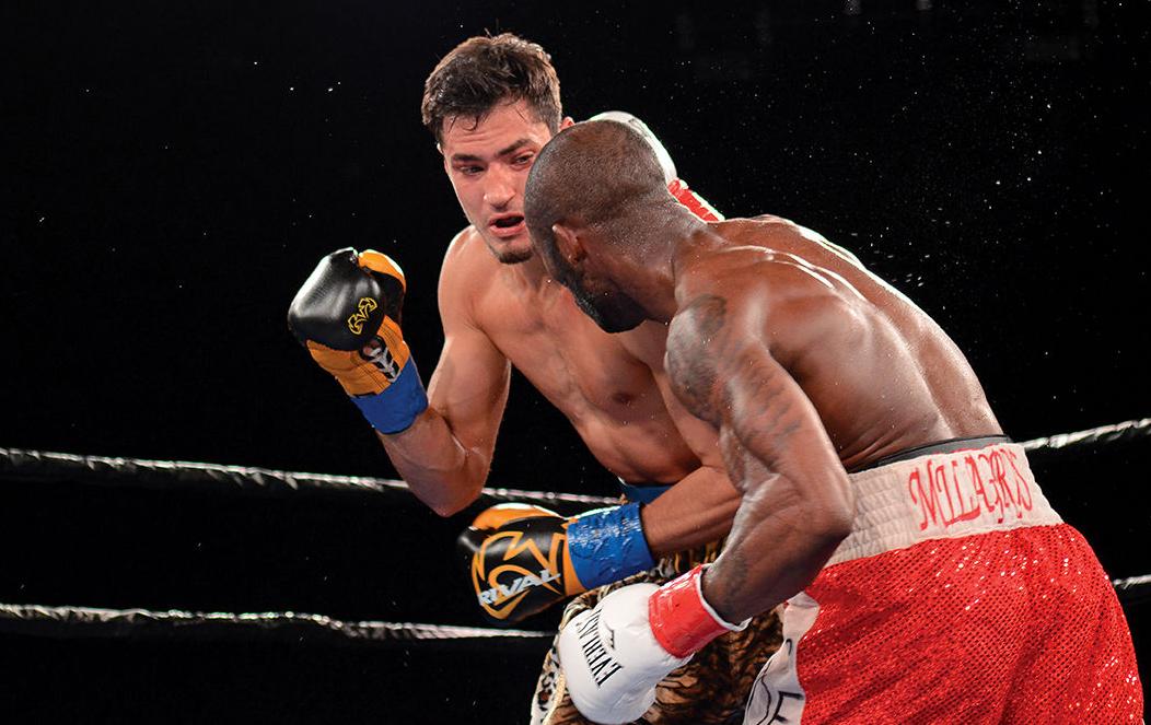 Ugas hits Perrella's head