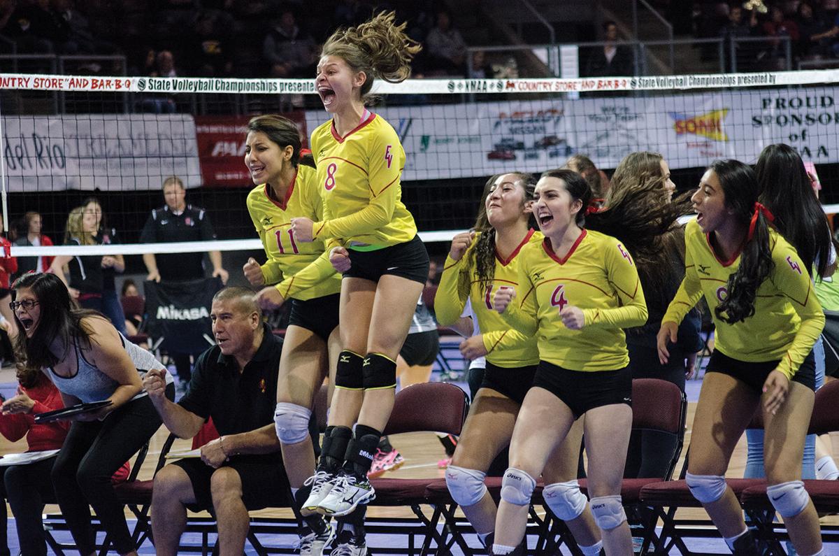 SP Espanola Valley Lady Sundevils VB Celebrates