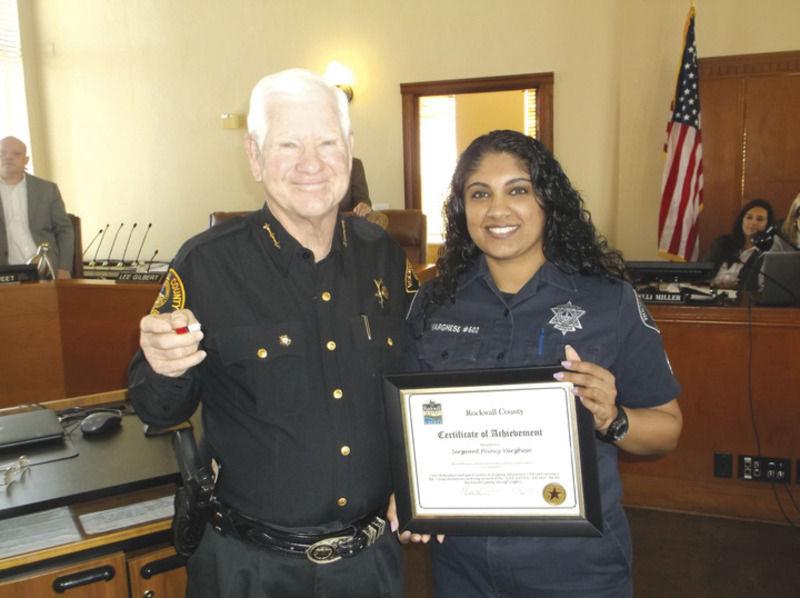 Varghese saves life receives award Local News rockwallheraldbanner com