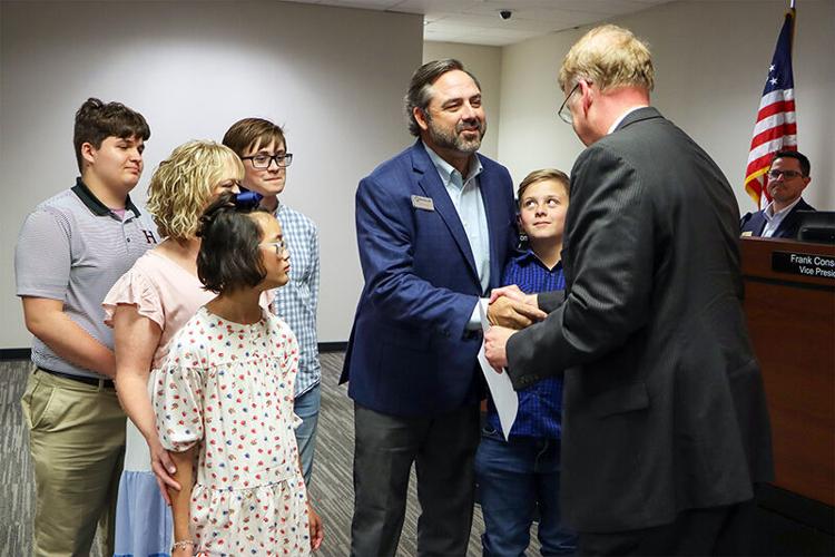 Trustees administer oath of office to new and returning members | Local ...