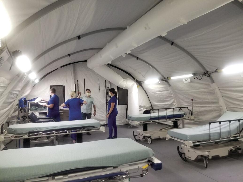 Rockwall hospital adds tents to address COVID19 surge Covid19