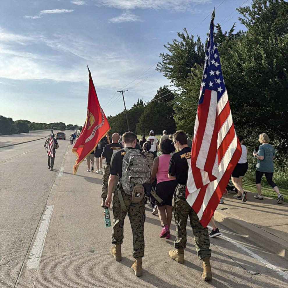 Annual veterans awareness march Carry the Load makes stop in Rockwall