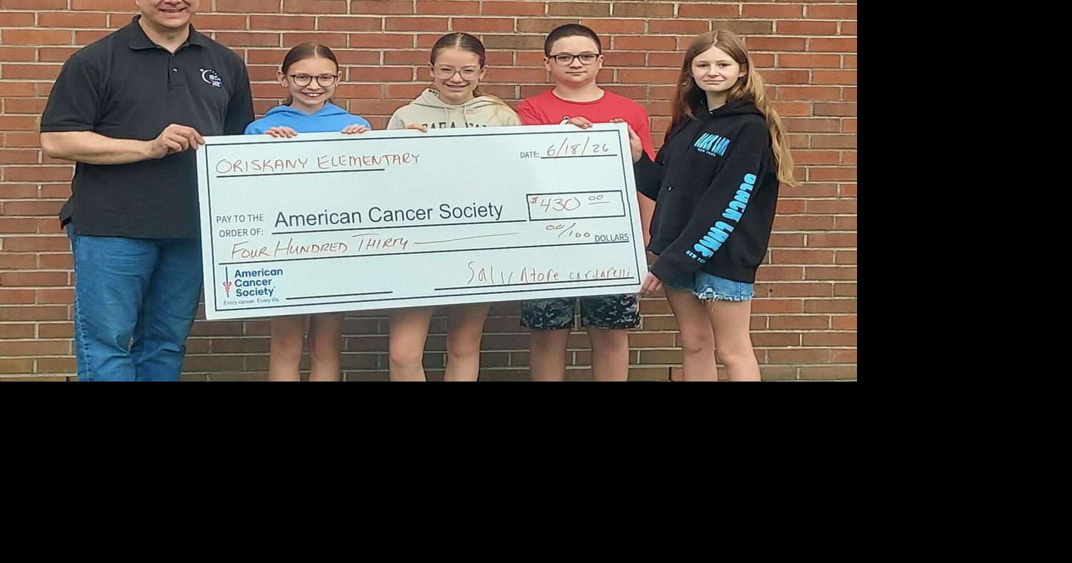 Read moreOriskany students support cancer society