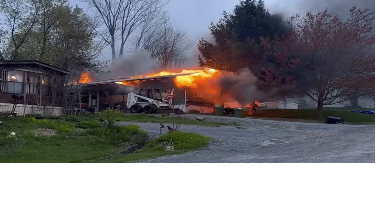 Six displaced from Lee Center mobile home fire