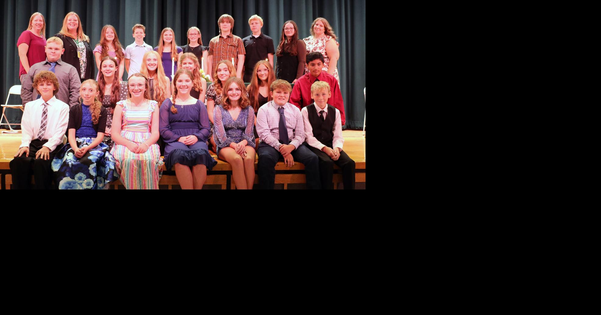 Adirondack Middle School students inducted into National Junior Honor