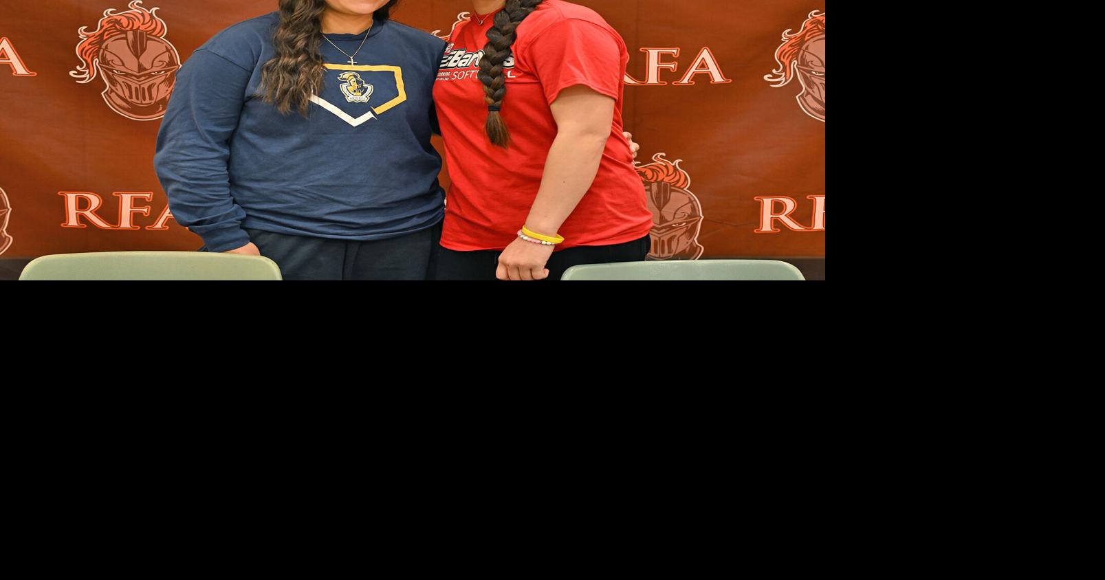 See photos of RFA softball's Haylee Bostwick and Mikayla Howard letter of intent signings