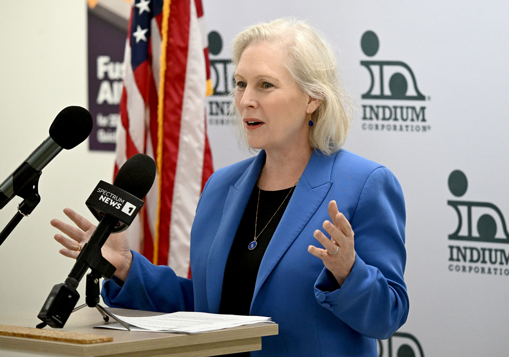 Indium Rome Ny Sen. Gillibrand visits Indium Corp., highlights manufacturing ...