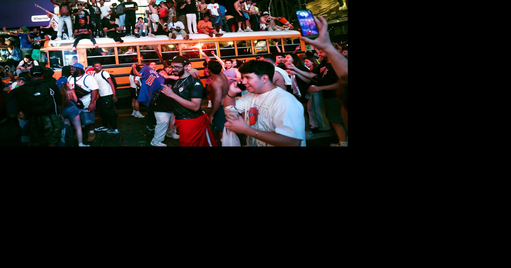 Read moreMayhem mars euphoria as New York City celebrates the Knicks' first championship in 53 years