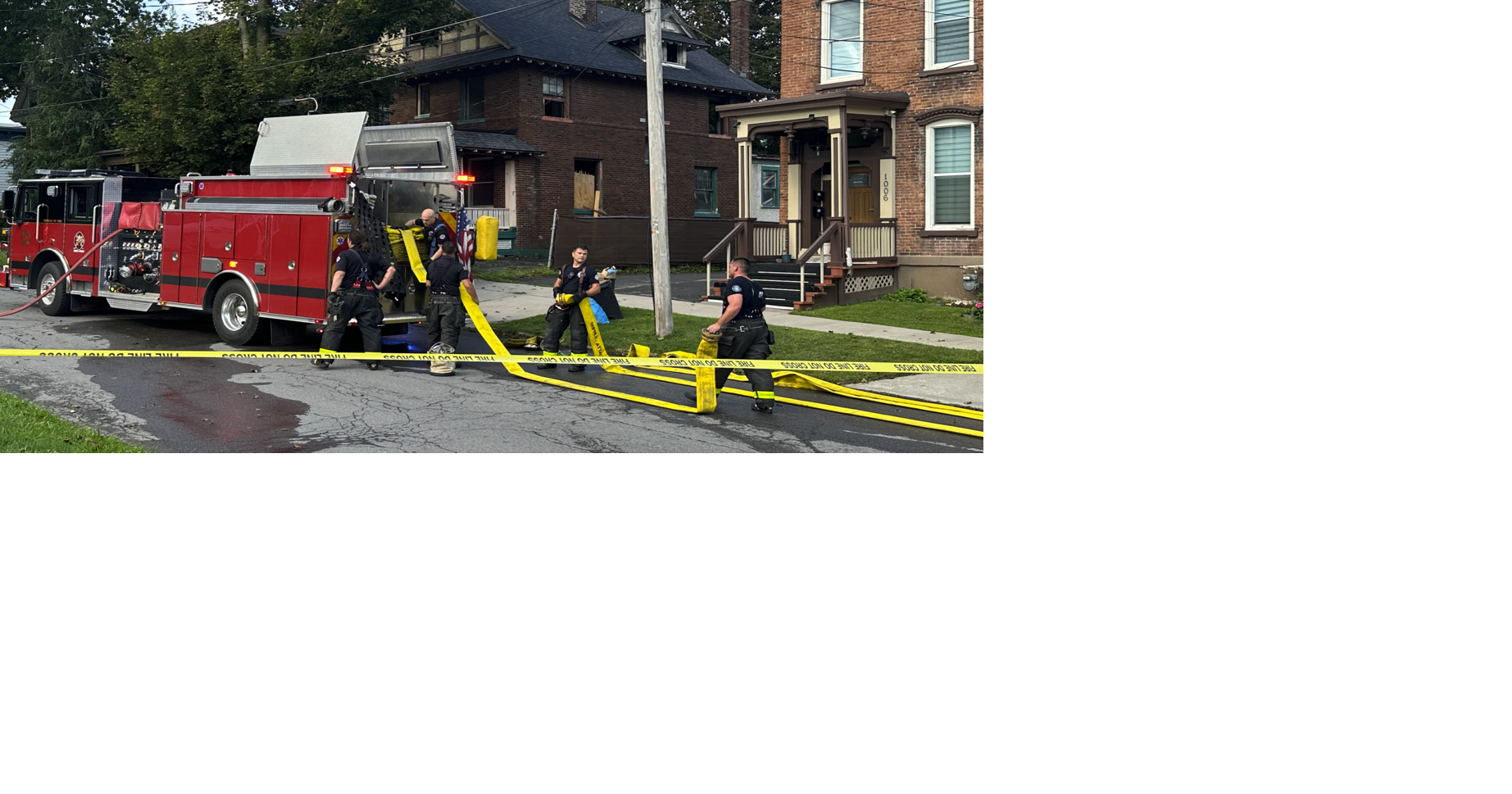 Seven people displaced, cats rescued in Utica fire
