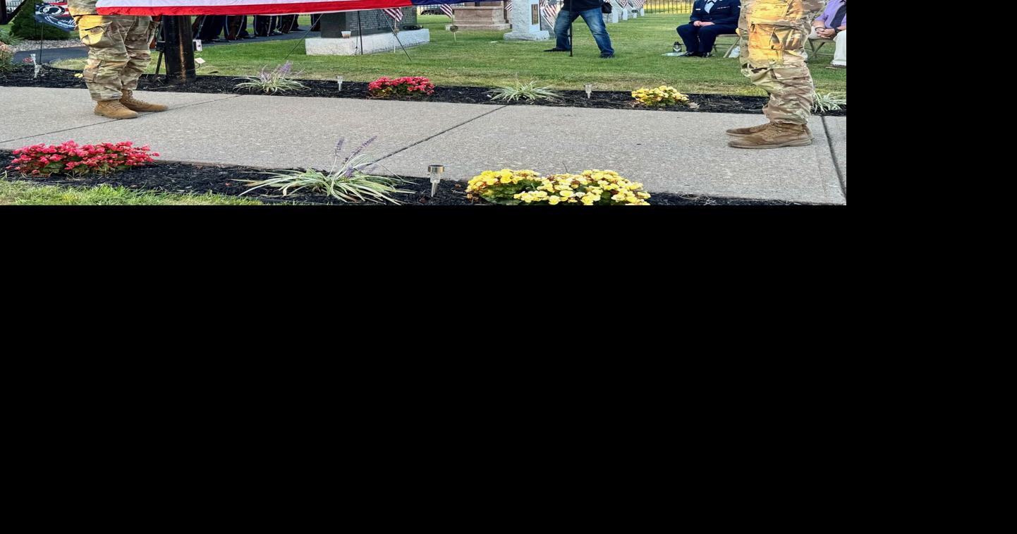 Folding the flag at Rome VFW | | romesentinel.com